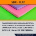 Placa 100% Borracha SBR FLAT - 1,30 x 0,80 - Espessura 11MM